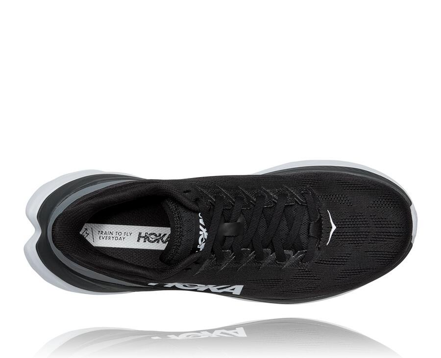 Tenis Hoka One One Hombre Negros/Blancos - Mach 4 - YQJC40526